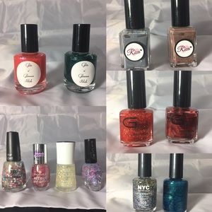Multiple Nail Polishes