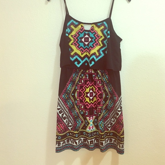 Colorful gorgeous dress