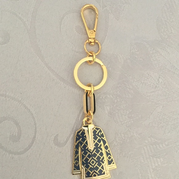 Brand new authentic Tory Burch keychain with hook