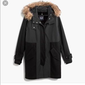 Madewell alpine field parka xs