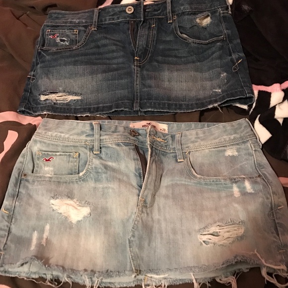 Hollister distressed skirts size 7