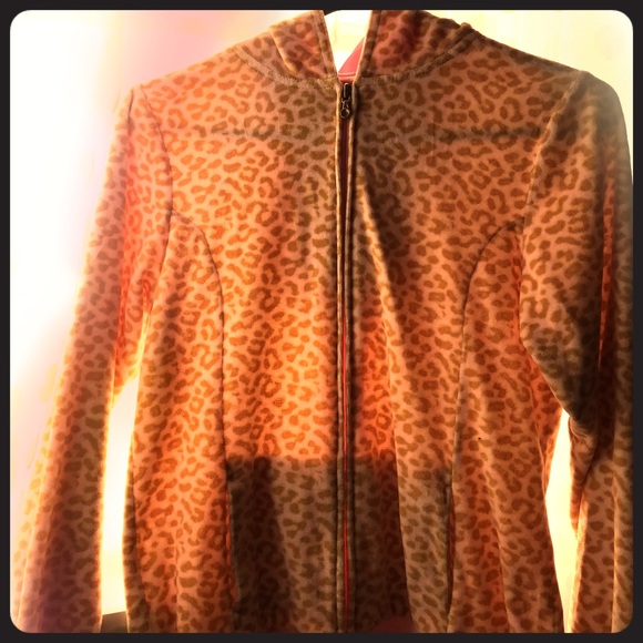 A Pink cheetah print jacket brand new