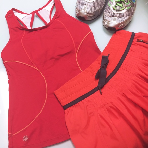 Athleta Tops - Athleta Energy Tank in Red