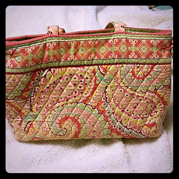 Pink Vera Bradley tote