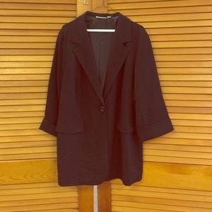 Black light Blazer with 3/4 sleeves