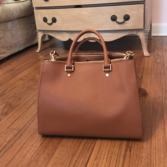 Michael Kors brown handle bag with long strap - Picture 2 of 3