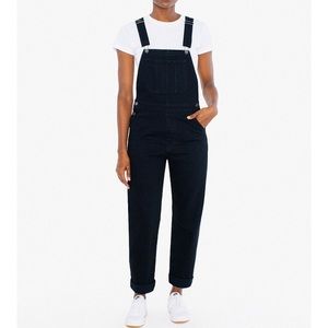 AMERICAN APPAREL DENIM OVERALLS