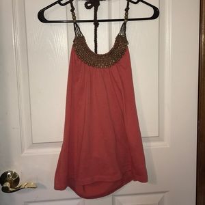 Cute beaded halter top!