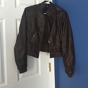 Leather jacket