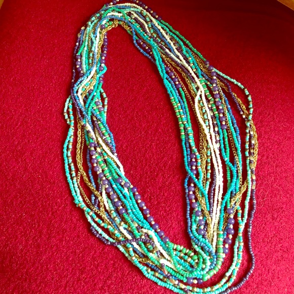 Accessorize Neptune multi strand necklace