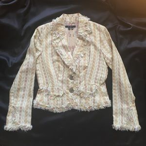 ECI New York Jacket with Fringe Detail