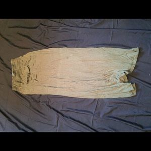 Olive Green/Forest Green Maxi Skirt