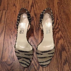 Salvatore Ferragamo leopard heels