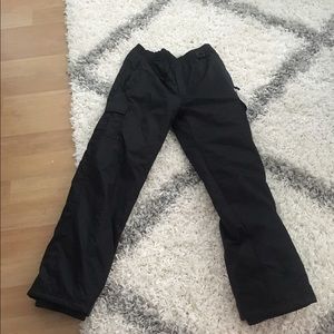 Black snow pants