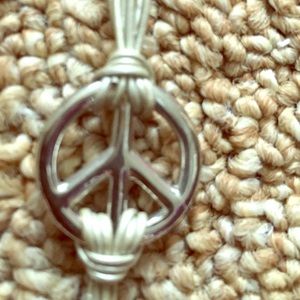 Peace sign bracelet