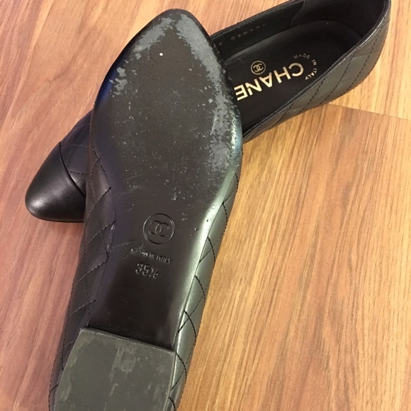 Chanel Black Flats With Box - Picture 3 of 4
