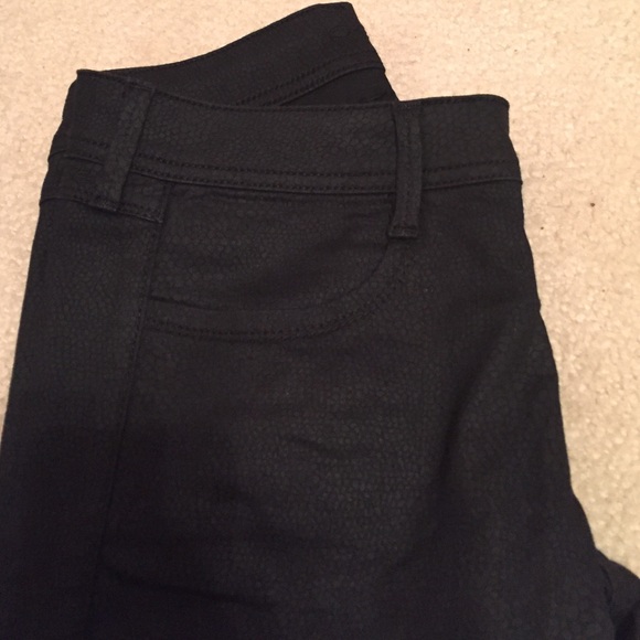 NWOT black animal print Bebe skinny jeans