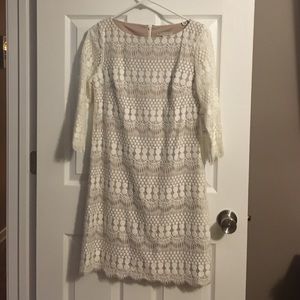 White lace dress