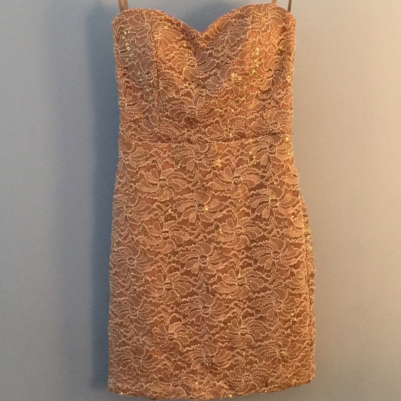 Strapless Homecoming Dress