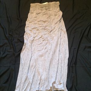 Light Gray Maxi Skirt
