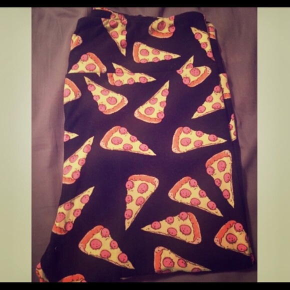 TC LuLaRoe "Unicorn" Pizza Leggings