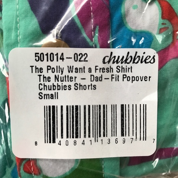 SALE-Chubbies-Small- "The Polly Want A Fresh" - Picture 3 of 4