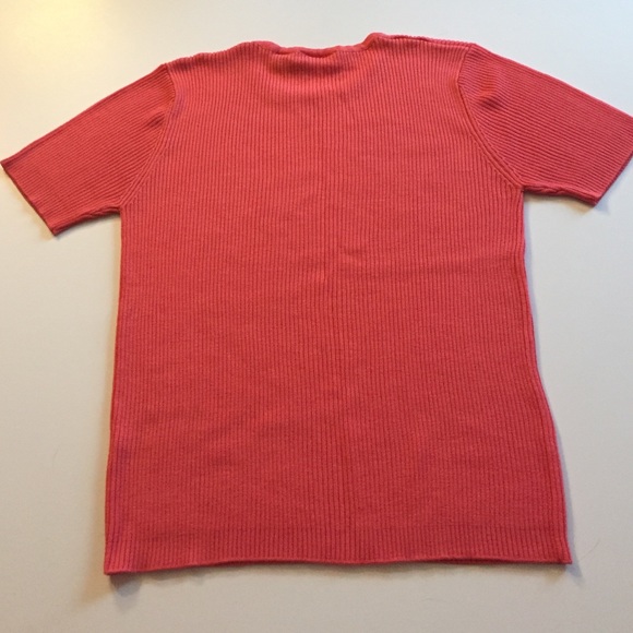 Croft & Barrow Coral Ribbed Knit Sweater - Picture 4 of 4
