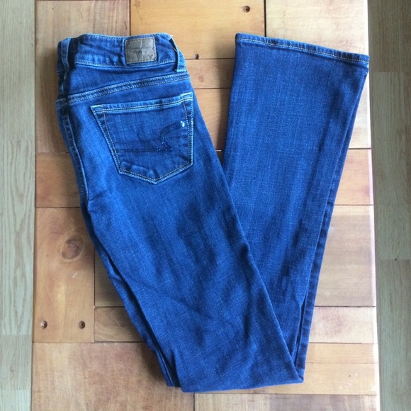 American Eagle Dark Skinny Kick Jeans Size 00
