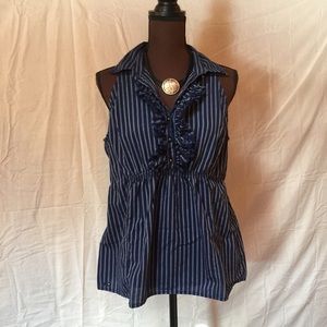 Navy Blue sleeveless top
