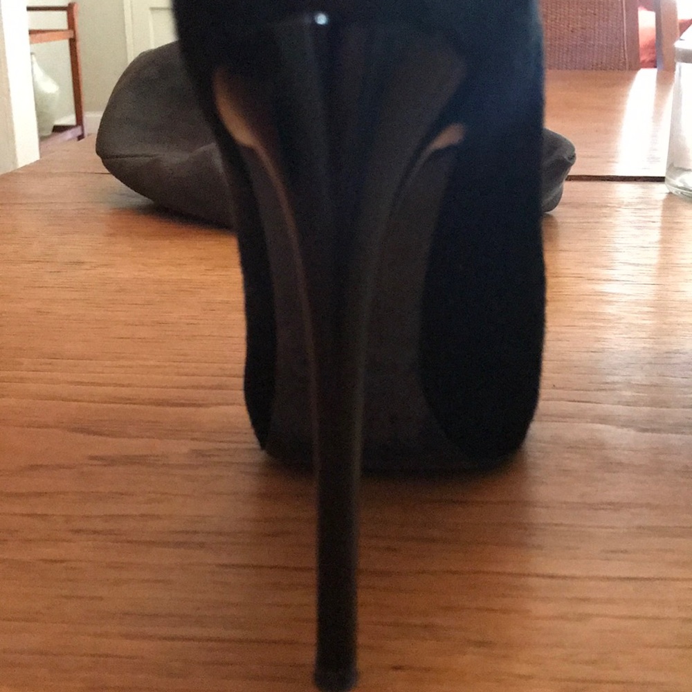 Tom Ford black pony hair stiletto booties - Picture 5 of 10