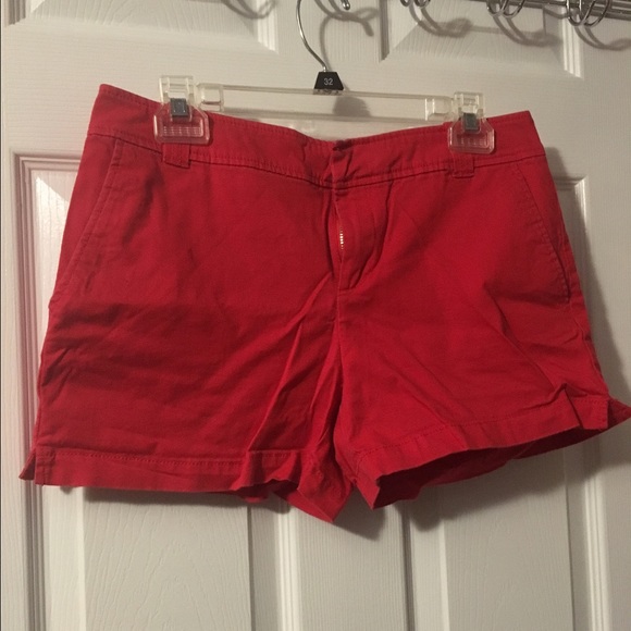 Red NY&C shorts
