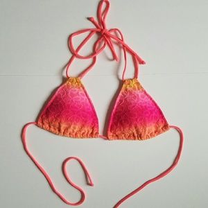 Porte-bikini Victoria's Secret Blanc, Fermoir Doré, Taille M - Occasion Très Bon état, Style Plage, Bandeau (halter)