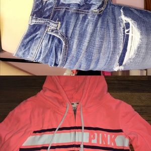 Jeans & sweatshirt