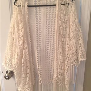 Forever 21 crotchet cardigan