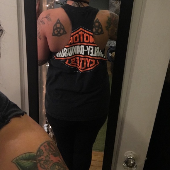 Vintage Harley Davidson tank