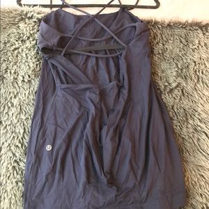 Navy Lululemon workout tank