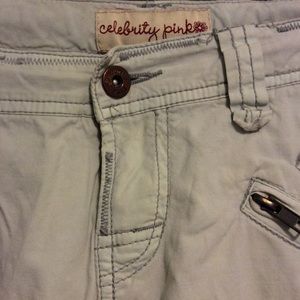 Celebrity pink cargo capri's