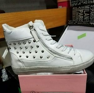 undefined Shoes - White studded tennis shoes undefined Shoes - White studded tennis shoes