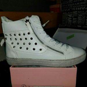 undefined Shoes - White studded tennis shoes undefined Shoes - White studded tennis shoes