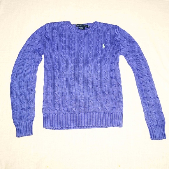 Ralph Lauren Crew Neck Cable Knit Sweater