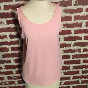 Eileen Fisher 100%Stretch Silk Jersey Tank