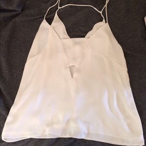 Strap Tank with Keyhole Opening
