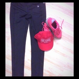 "Let Them See You Sweat" Black Exercise Pants