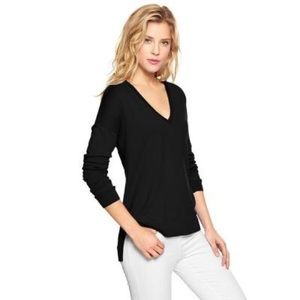 Gap Black V Neck Sweater