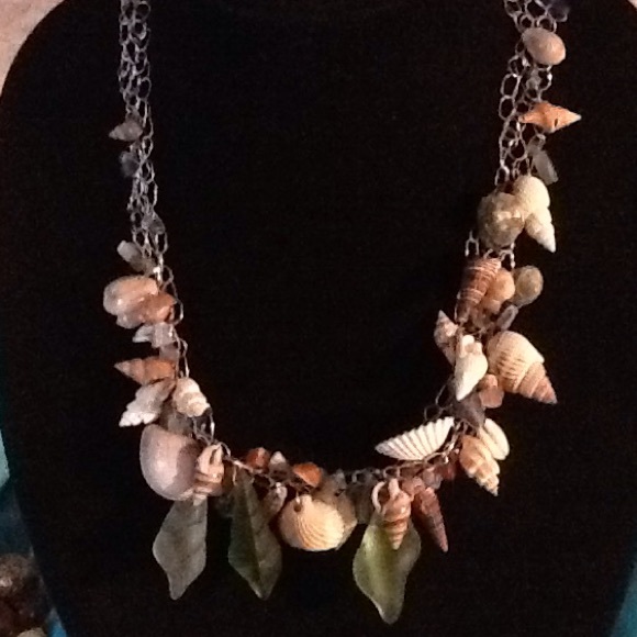 Handmade Seashell Necklace - Picture 1 of 4