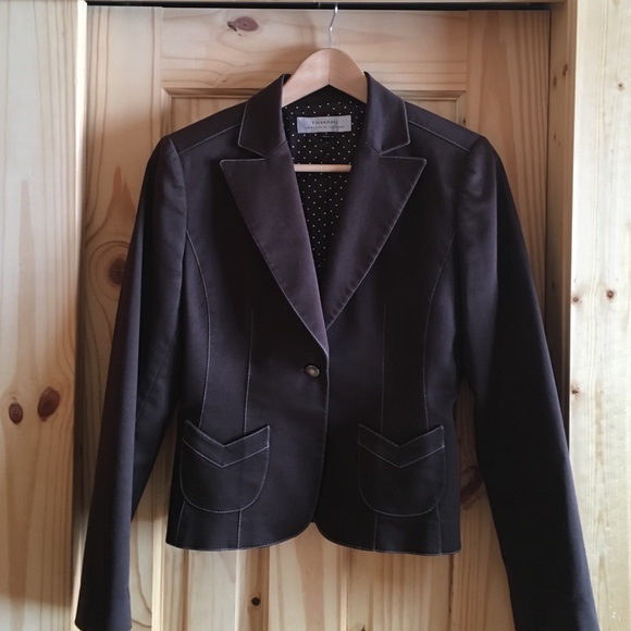 🎀TAHARI Chocolate Brown Blazer