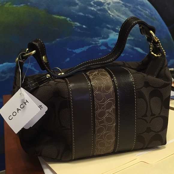 BNWT Brown Coach purse.
