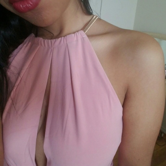 🍃BUY 2 GET 1FREE🍃PINK RUCHED OVERLAY DRESS - Picture 4 of 4