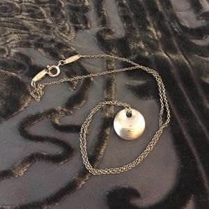 Tiffany's silver drop necklace