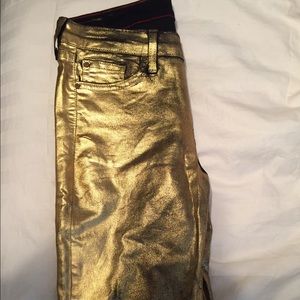 Angry Rabbit Gold Jeans